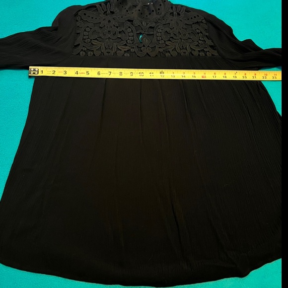 Who What Wear black long sleeve blouse - Picture 4 of 7